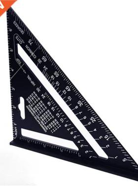 Angle Ruler 7 inch Aluminum Alloy Imperial Triangular Measur