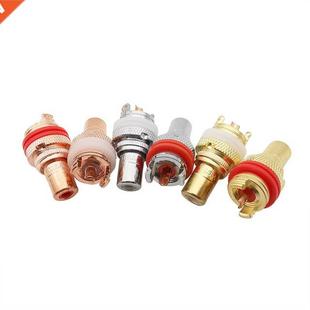 Female Jack Connector RCA HiFi CMC Audio Chassis 2Pcs Socket