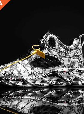 Large Size High Top PU Leather Sports Shoes for Men Sneakers