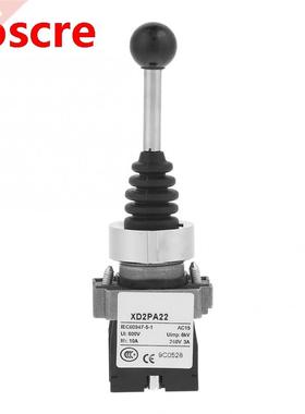2Position Monolever Joystick Switch ,2NO Contacts Spring Ret
