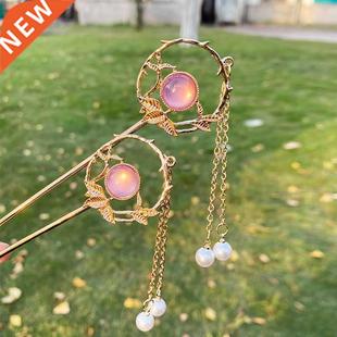 Chinese Style Women Metal Clip Sticks Pin Hairpins Hair