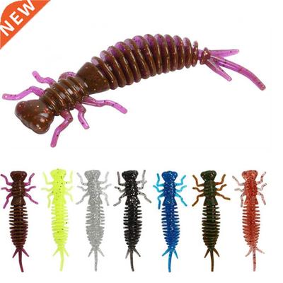 10pcs/lot Worm Larva Soft Lures 5.5cm/7.5cm/10cm Artificial