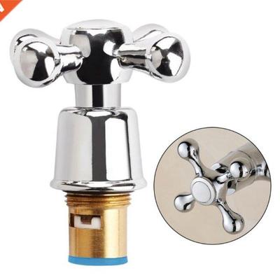 1Set Copper Cross Handle for Bath Sink Faucet Handle Replace