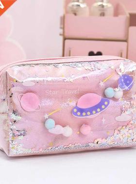 Large Capacity Pencilcase Star Pencil Case Glitter School P