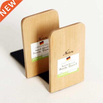 Book Ends Shelf Holder Bookends Nature Wood Book Stand Brand