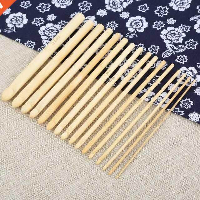 16Pcs Single Pointed Sweater Weave Knitting Crochet Hooks 15