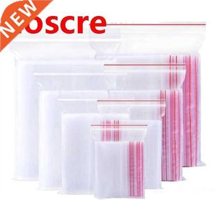100PCS Jewelry Lock storage Rec Zipped bags Zip Food Ziplock