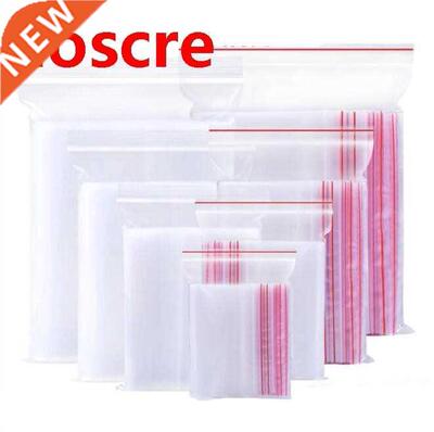 Food storage bags 100PCS Jewelry Ziplock Zip Zipped Lock Rec