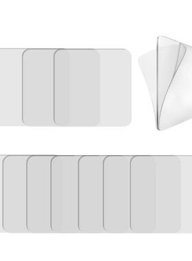 10pcs Squre Removable Wall Mountng Stcky Gel Pad No Trace
