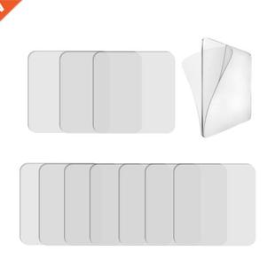 10pcs Squre Removable Wall Mountng Stcky Gel Pad No Trace
