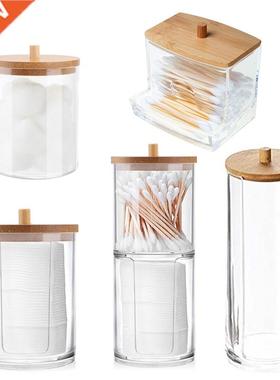 Storage Box For Cotton Swabs Rod Makeup Cotton Pad Organizer