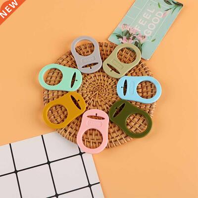 Baby Pacifier Holder Clip Adapter Silicone Button Mam Ring 5