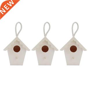 House Outdoor Cage DIY Orname Box Bird Nests Hanging