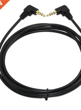 100cm 3.5mm angle TRRS Mini AV plug 4 pole 4conductor Audio