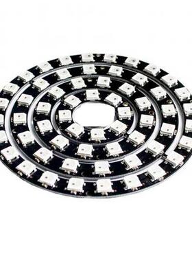 RGB LED Ring 8/12/16/24 Bit WS2812 5050 RGB LED with Integra