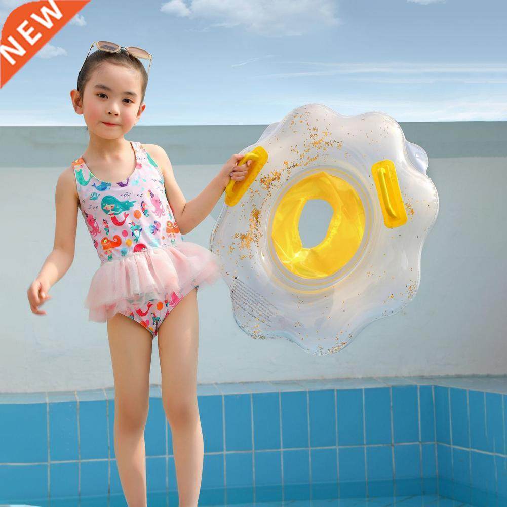 Smooth Surface Cute Party Toy Summer Swimming Ring with Han