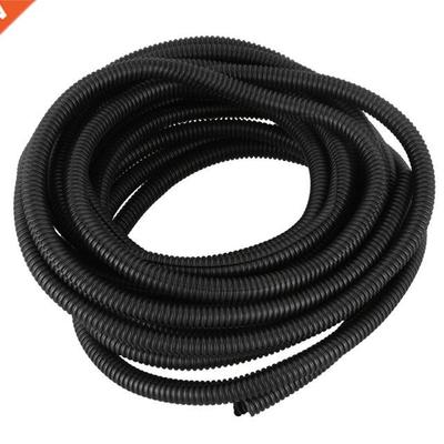 25 Ft Split Wire Loom Conduit Polyethylene Tubing Black Colo