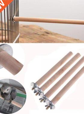 1PC Parrot Pet Raw Wood Hanging Stand Rack Toy Wooden Platfo