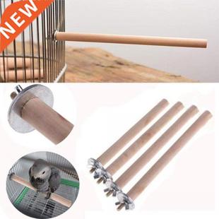 Stand Platfo Pet Wooden Toy Rack Hanging Wood Raw Parrot 1PC