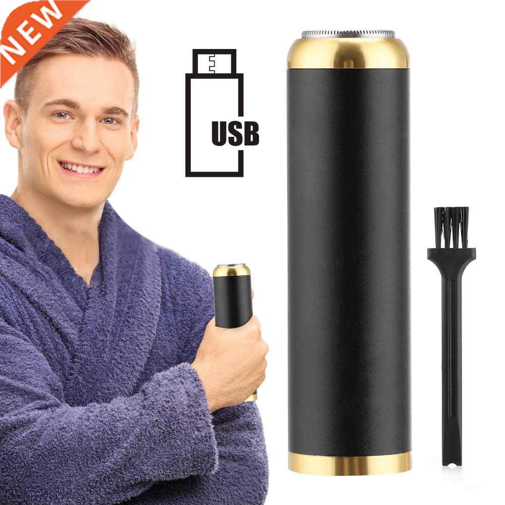 mini electric shaver waterproof mens beard and mustache tri