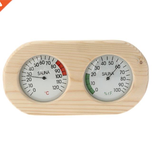 Wooden Sauna Thermometer Hygrometer Temperature Meter Sauna