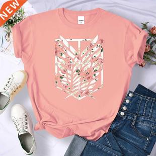 Titan Comics Female Attack Haraju Shirts Anime Printing