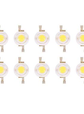10 Pieces High Power 2 Pin 3W Warm White LED Bead Emitters 1