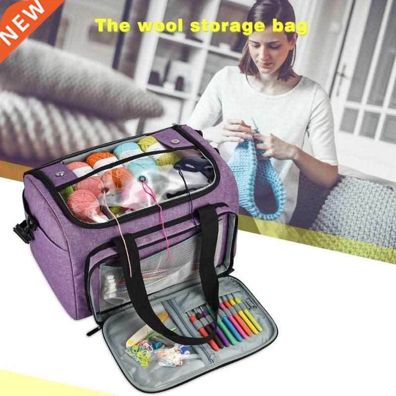 Knitting Needles Sewing Set DIY Storage Bag Crochet Hooks T