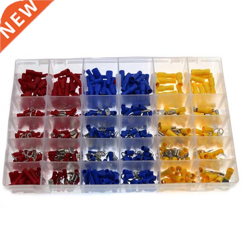 480pcs Electrical Wire Connectors Wire Crimp Terminals Mixed