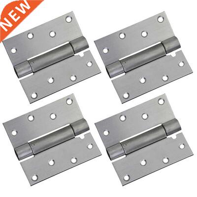 Self Closing Door Hinge, 4 Pack 4 Inch Heavy Duty Square Sta