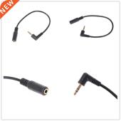 TRS Male Adapter .5mm Cabl Microphone Pole Female 1Pcs