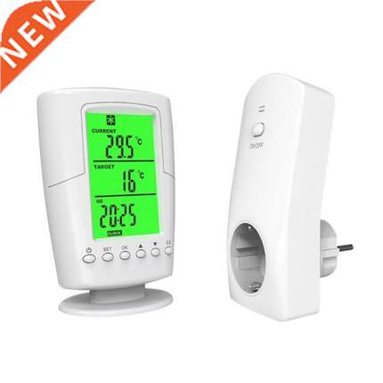 Wireless Programmable Thermostat Socket Controller Heating &