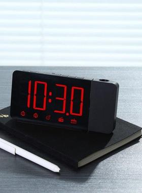LED Digital 2 Alarm Clock USB Electronic Desktop Table Watch