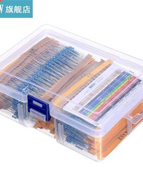 KKmoon 2600pcs 130 Values 1/4W 0.25W 1% Metal Film Resistors