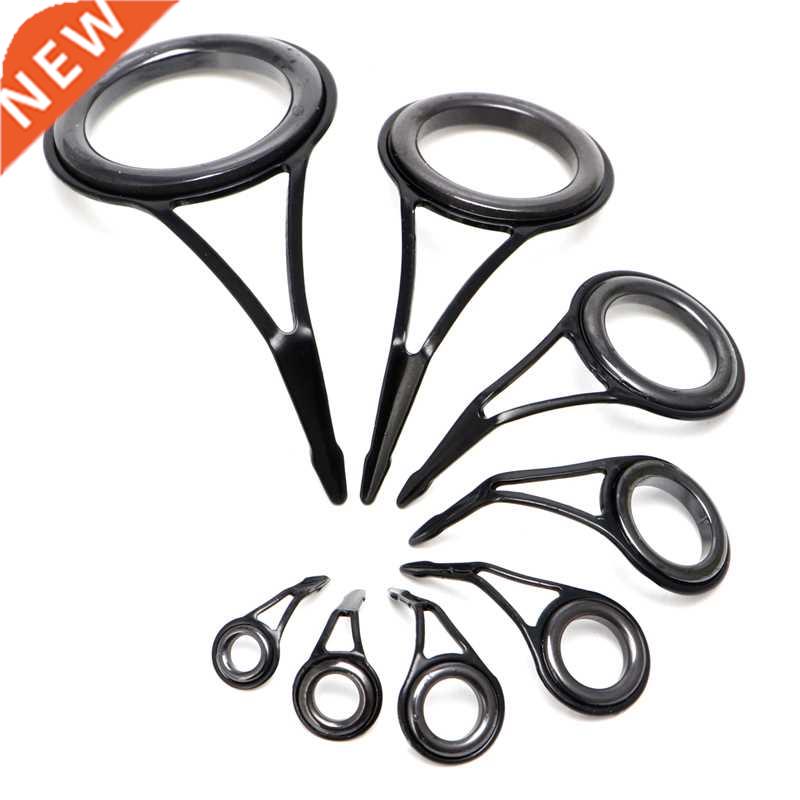 8pcs 8 Size Fishing Rod Guide Tip Top Ring Circle Pole Repai