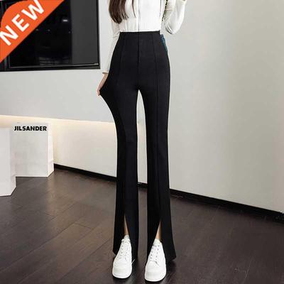 Jielur Split Zipper Buttons Women Trousers Korean Fashion Ca