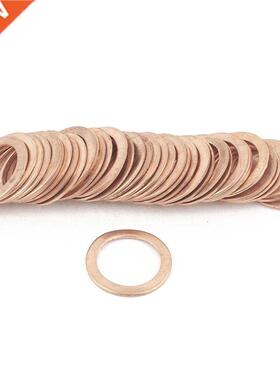 50PCS 22mm OD 16mm ID 1mm Thick Copper Flat Washer Oil rake
