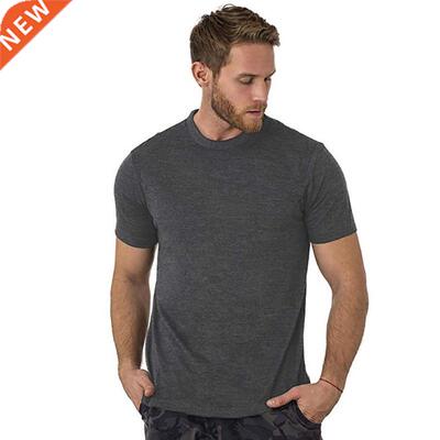 100% Superfine Merino Wool T shirt Men's Base Layer Shirt Wi