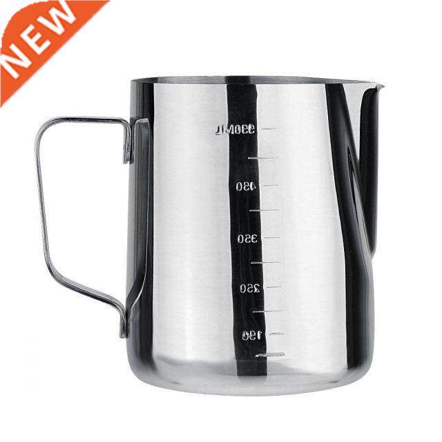 900ml Latte Milk Frothing Jug Calibration Marking Careful Po