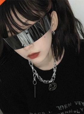 Future Warrior Rimless Sunglasses Retro Sun Glasses Punk UV