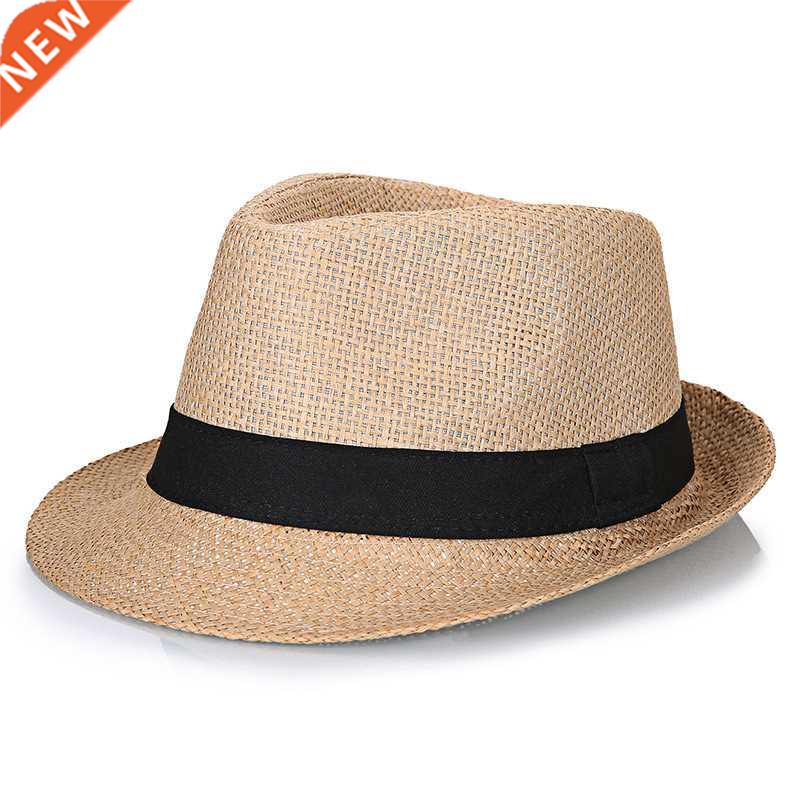 Big Bone Man Large Size Fedora Hats Male Summer Outdoors Pan