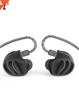 BQEYZ KC2 2DD 2BA Earphones In Ear Earphones Metal 2PIN 0.7