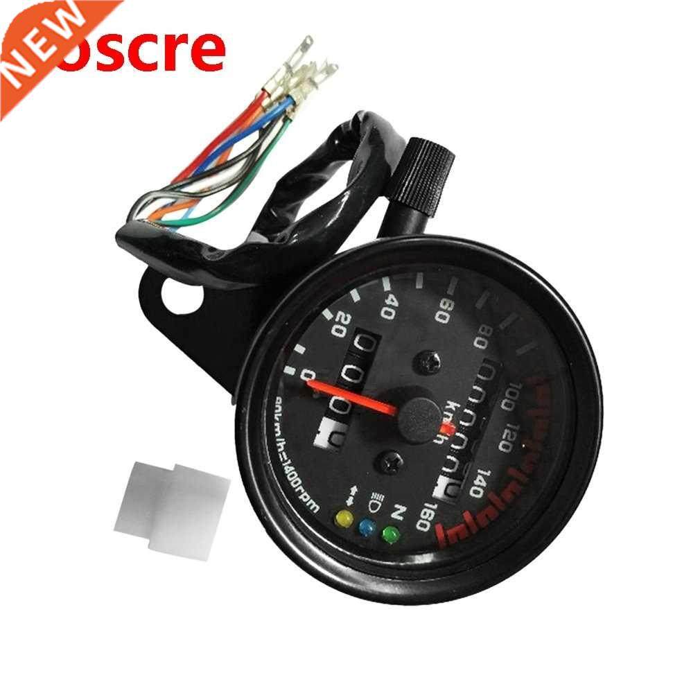 universal motorcycle speedometer odometer gauge dual speed m