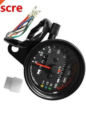 Universal Motorcycle Speedometer Odometer Gauge Dual Speed M