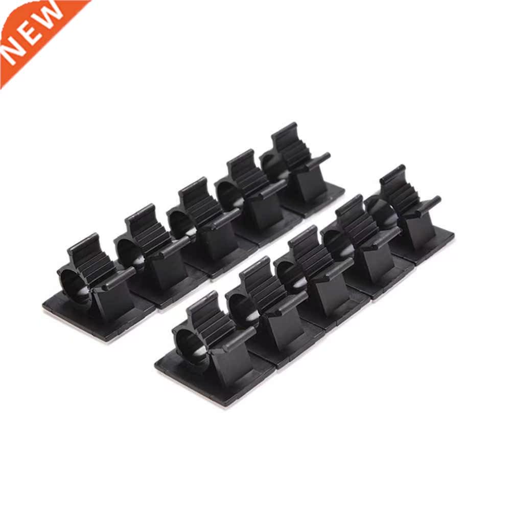 10PCS 13mm Black Wire Fixed Clip Car Line Clip Self Adhesive