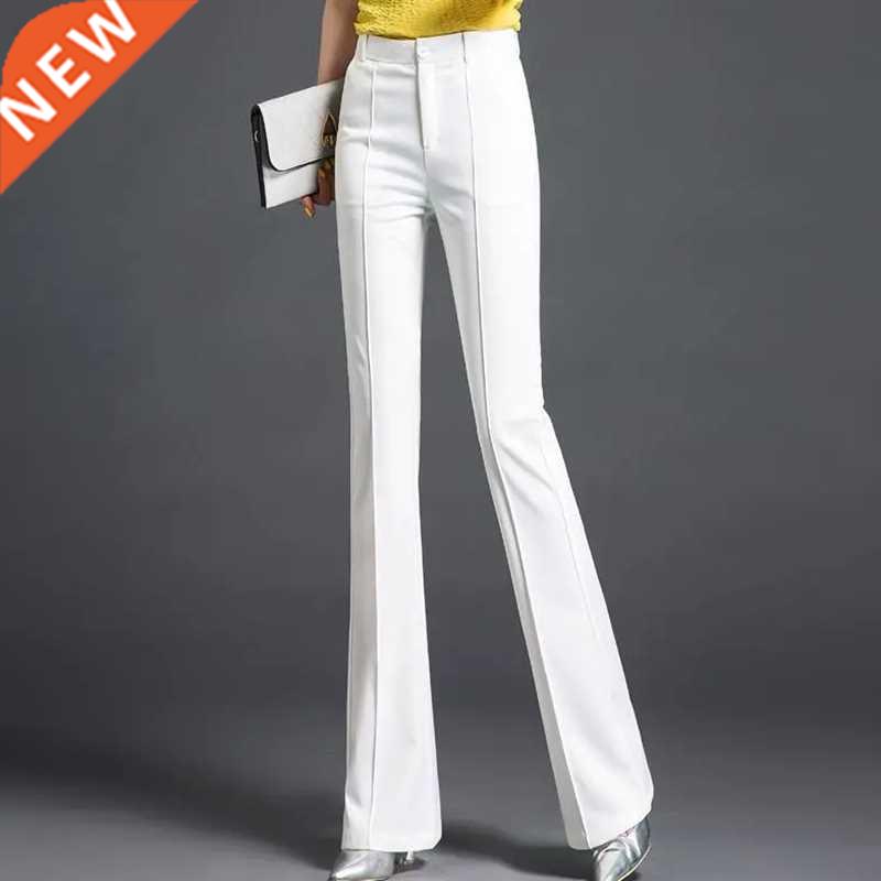 High Elastic Spring Summer Flare Pants Plus Size 3XL Casual