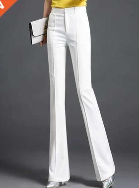 High Elastic Spring Summer Flare Pants Plus Size 3XL Casual