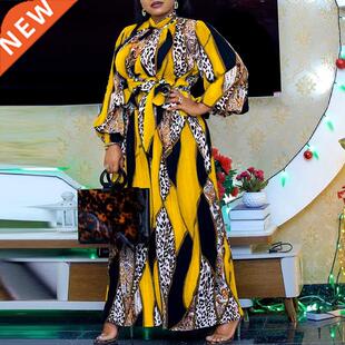 Bohemian Maxi Dress 2022 VONDA Summer Women Sundress Vintage