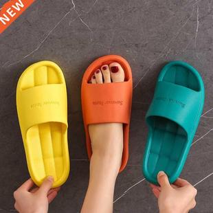 2022 Home Slippers Men Women Non-slip Bathroom Footwear Boys