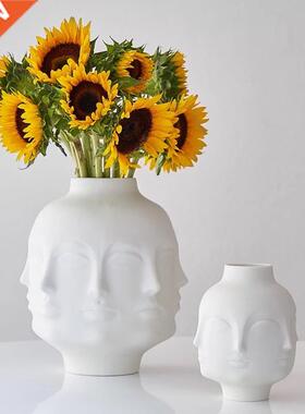 cate Vase Creative Design Flower Pot Nordic Style Ceramic Or